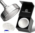 AquaHomeGroup - Filtered Shower Head Chrome & 2 x cartridges by Aquahomegroup