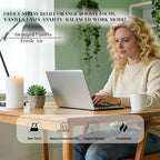 4 Pcs White Orange Vanilla Scented Pillar Candles, 60H Long-Lasting Burn - Image 3
