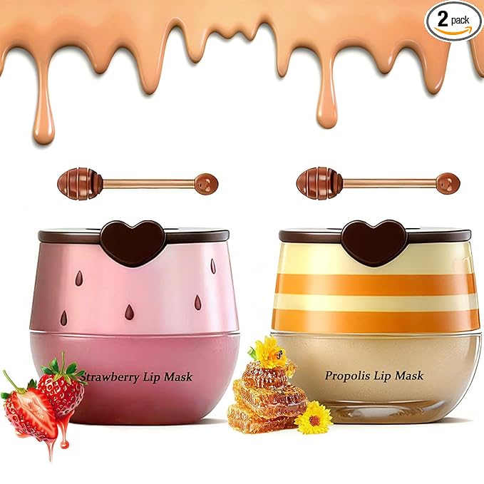 2PCS Bee Lip Balm Honey Pot by Charm+Kiss