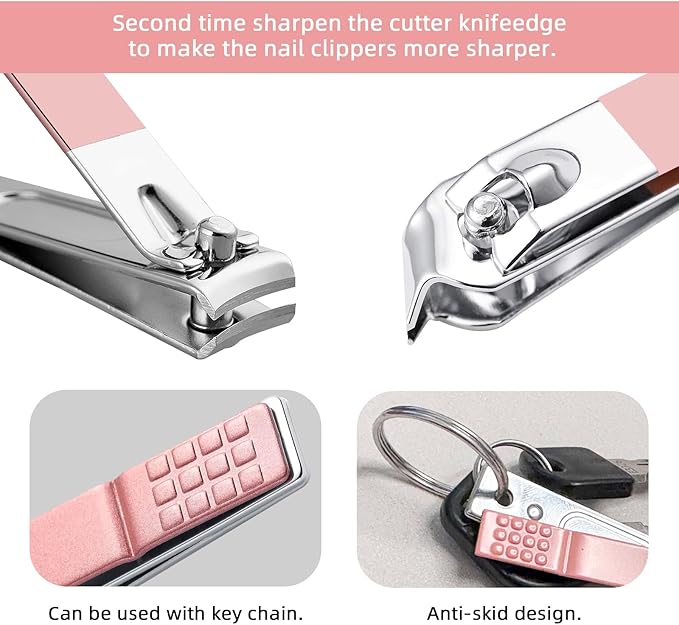 Manicure Set 8 in 1 Nail Clipper Set, Fingernail & Toenail Clippers, Manicure - Image 4