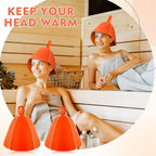 JaGely Sauna Hat for Men Women Sauna Hat Vaporarium Cap Russian Banya Cap for - Image 3