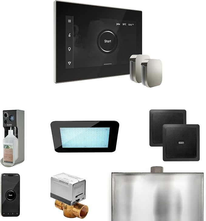 Mr Steam XDream Max Steam Shower Ctrl Pkg w/iSteamX Control and Steamhead in by MrSteam