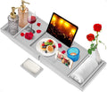 Bamboo Bathtub Caddy Tray by Artmalle