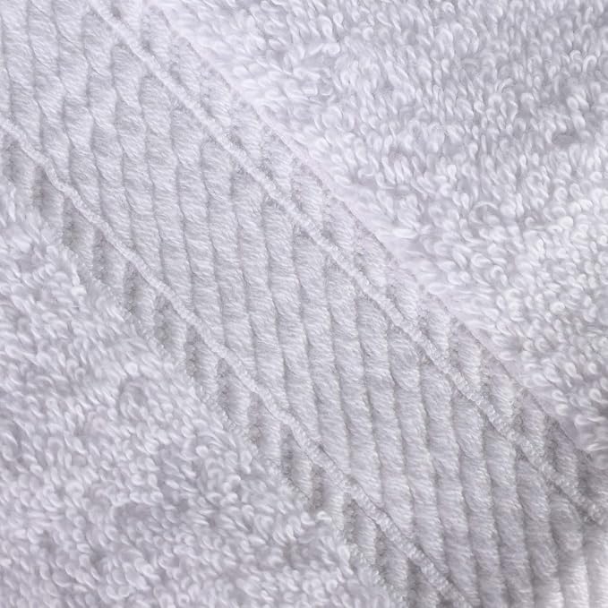 SUPERIOR Egyptian Cotton Pile 8 Piece Towel Set, Includes 2 Bath, 2 Hand - Image 3