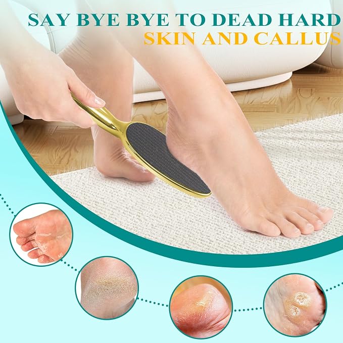 Glass Foot File, Foot Scrubber for Hard Skin Remover - Image 6
