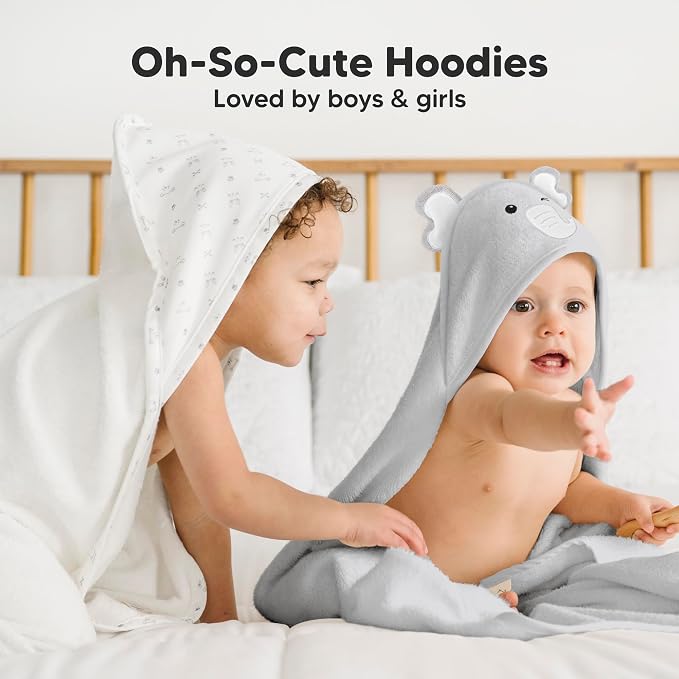 KeaBabies Hooded Baby Towel for Newborn - Image 7