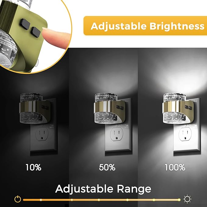 L LOHAS LED 3CCT Night Lights Plug into Wall, 3000K/4000k/5000K Adjustable - Image 4