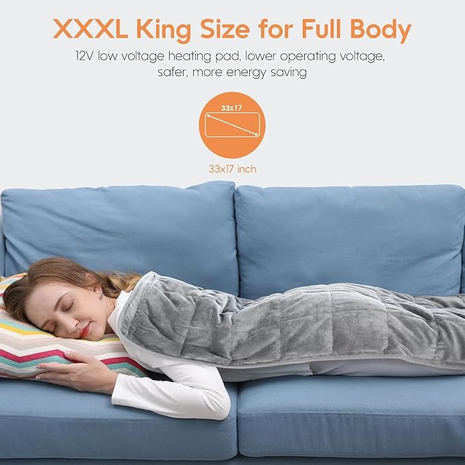 OKK Weighted Heating Pad, 12V Heating Pad - Image 5