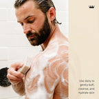 Cremo Exfoliating Body Bar for Men, Italian Bergamot Scent, Cleanses and - Image 5