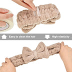 3 Pieces Towel Headbands for Women Makeup Headband for Washing Face Makeup Spa - Image 5