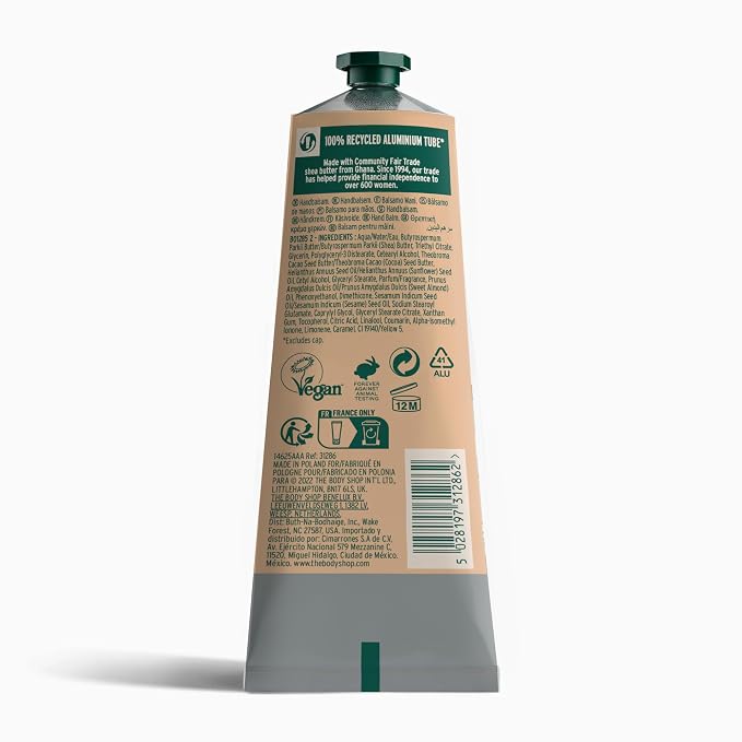 The Body Shop Shea Hand Cream – Nutty Fragrance, On-the-Go Hydration & - Image 2