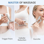 Metal Body Gua Sha Tool, 5 in 1 Muscle Scraper Tool, Lymphatic Drainage Massager - Image 4