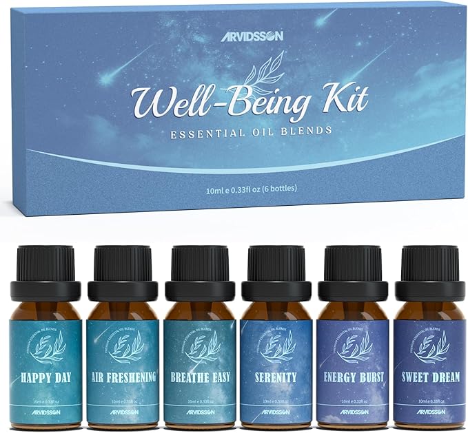 ARVIDSSON Essential Oil Blends Set, Well-Being Blend Gift Set by ARVIDSSON