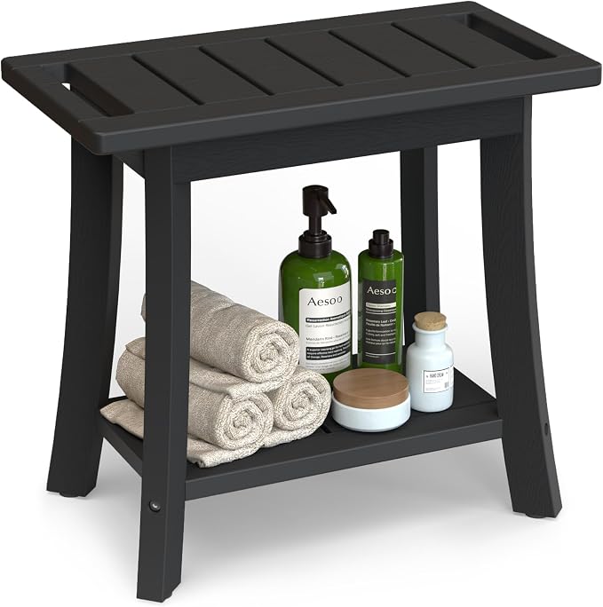 HIPS Shower Bench Inside Shower Stool by Unibambou