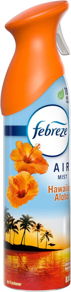 Febreze Air Freshener and Odor Fighter Spray, Hawaiian Aloha Scent, 8.8 Oz - Image 9