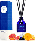 Xcleen Citrus Scented Reed Diffuser, Lime & Lemon Oil Reed Diffuser, Real by Xcleen