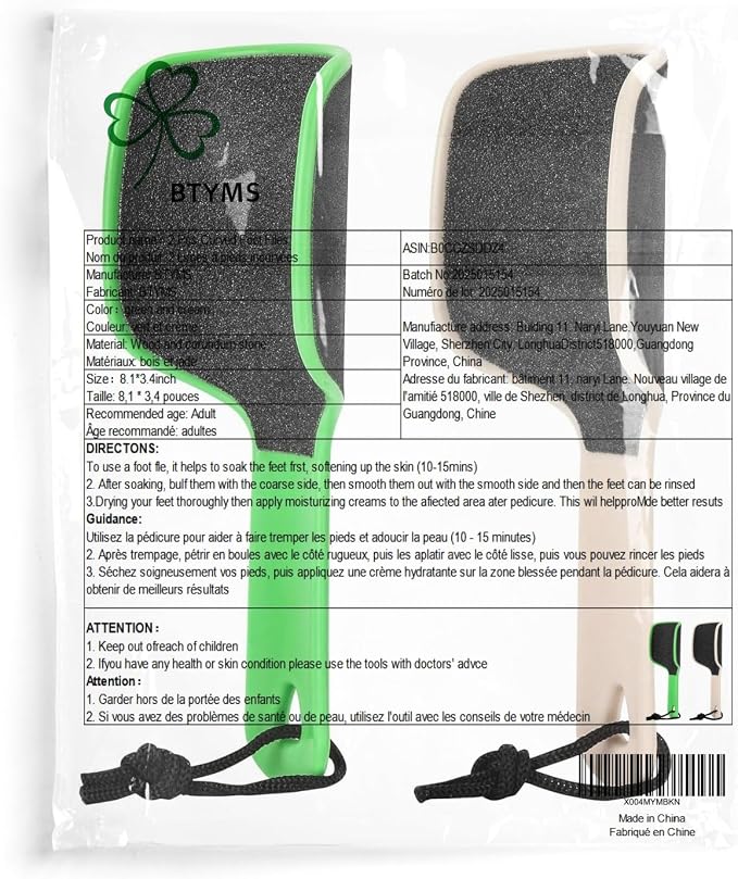 2 Pcs Curved Foot File Callus Remover - Image 8