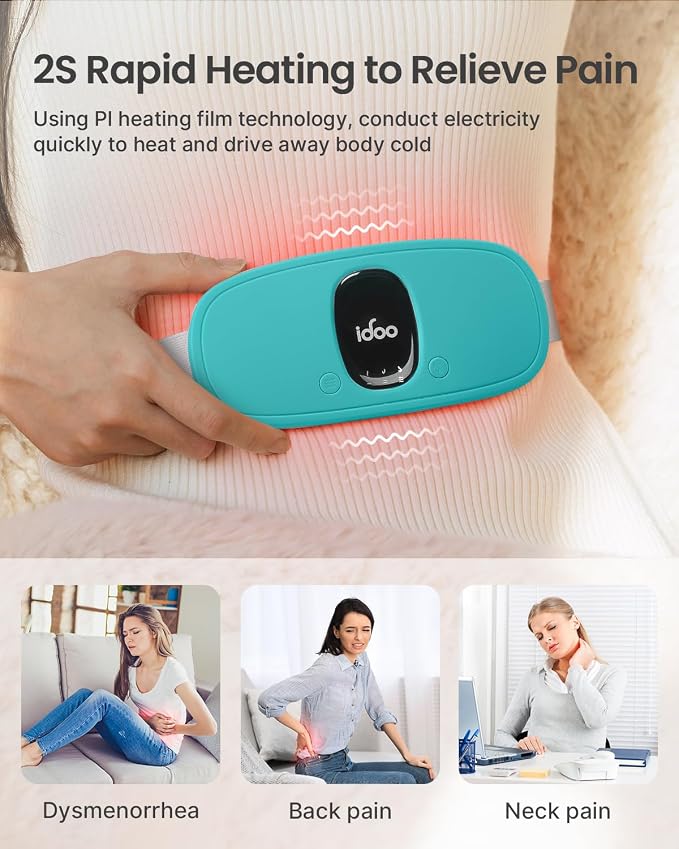 iDOO Heating Pad for Period Cramps, FSA Eligible Items Only List, Portable - Image 5