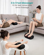 Nekteck Foot Massager with Heat & Foot Roller, Shiatsu Calf Leg Massager - Image 3