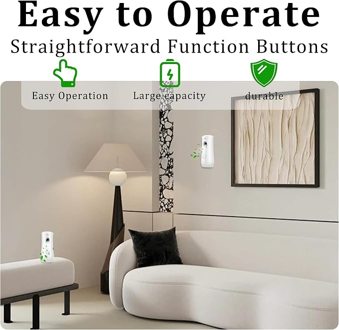 Automatic Air Freshener Spray Dispenser, Free Standing or Wall Mounted - Image 3