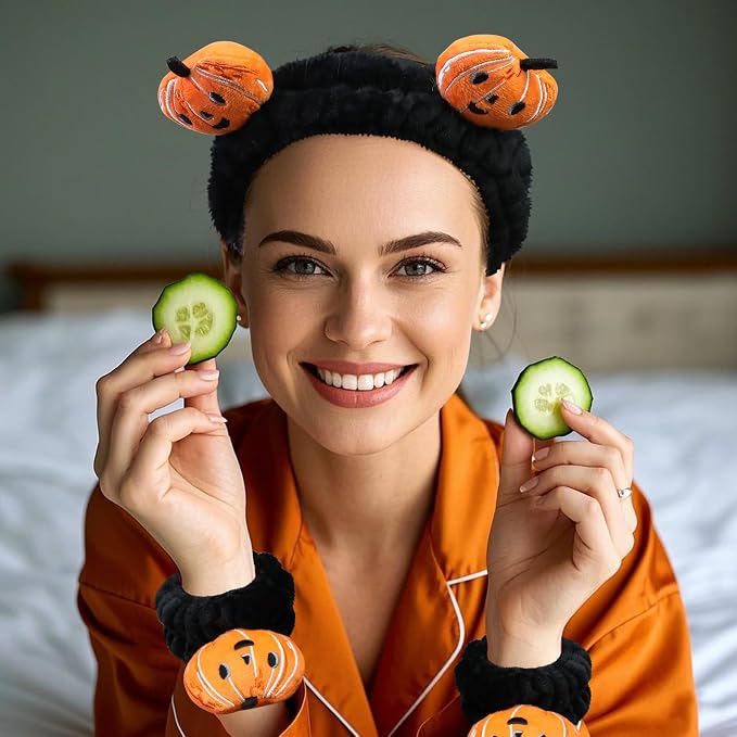 Kawaii Spa Headband and Wristband Set - Image 6