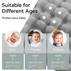 Yoofoss Hooded Baby Towels for Newborn 2 Pack 100% Muslin Organic Cotton Baby - Image 5