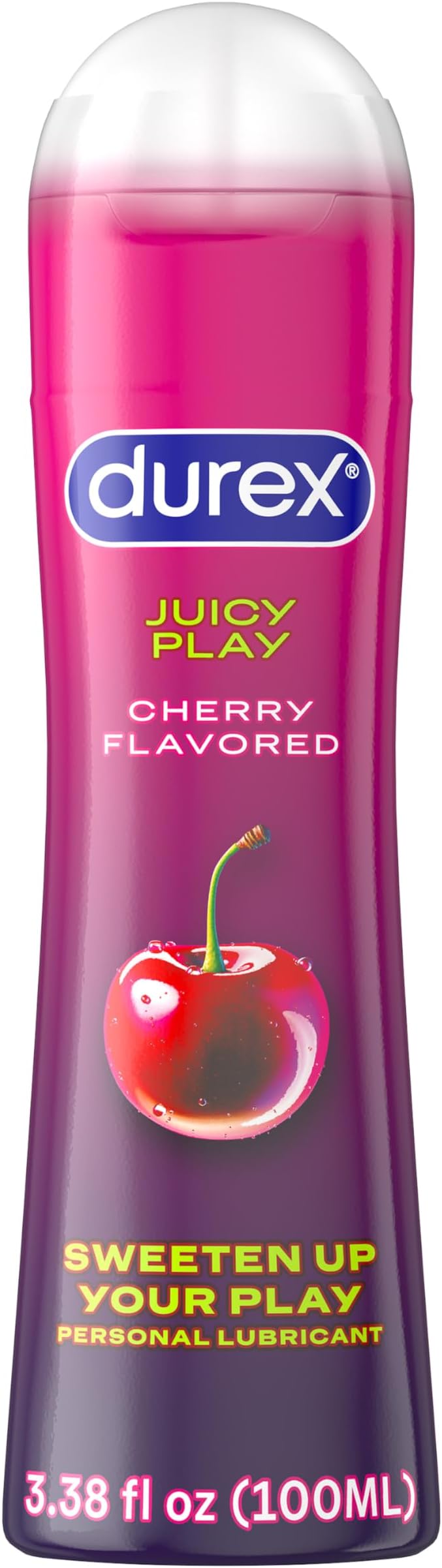 Durex Water Based Lube for Sex, Cherry Flavored, Anal & Sex Lube for Women & Men by DUREX