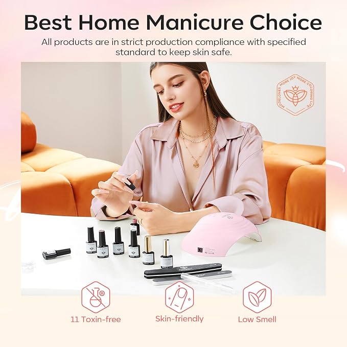 modelones Cat Eye Gel Nail Polish 6 Colors Nude Pink Brown Purple Cat Eye Nail - Image 7