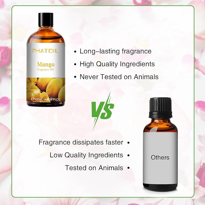 PHATOIL 3.38FL.OZ Mango Fragrance Oils - Image 4
