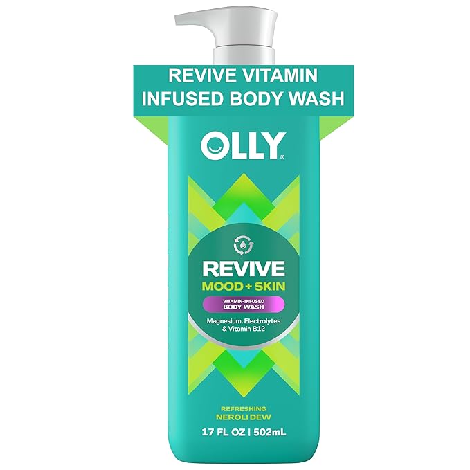 OLLY Revive Body Wash with Magnesium, Electrolytes & Vitamin B12– Nourishing by OLLY