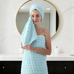 REDKISS 8-Piece Soft Bath Towel Sets, Extra Large 2 Bath Sheet, 2 Hand Towel - Image 7