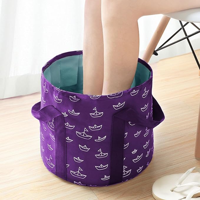 Collapsible Bucket for Soaking Feet, Foot Soaking Bath Basin Portable, Foot Spa - Image 4