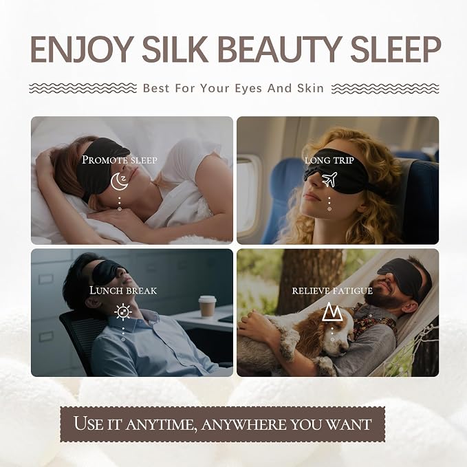 100% Mulberry Silk Sleep Mask as Your Ultimate Silk Eye Mask - Image 7