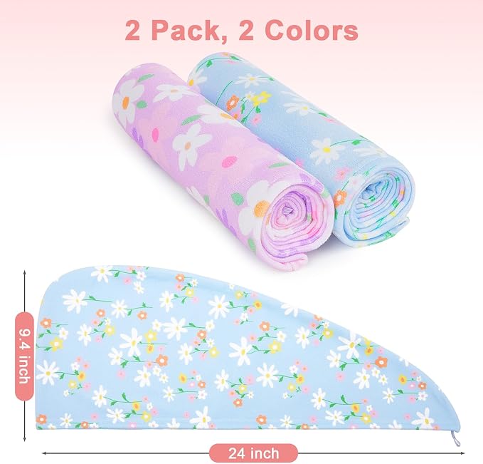 Unicorn Castle Microfiber Hair Towel - Image 7