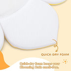 Flower Baby Bath Pad for Infant Bathtub Sink Flower Mat Tub Little Lotus - Image 3