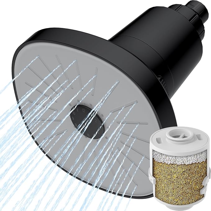 Ryamen Filtered Shower head, Rain Shower Head by Enjoyabeatifullife
