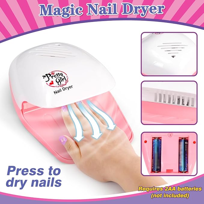 Kids Foot Spa & Nail Kit Set, Kids Spa Day Kit - Image 6