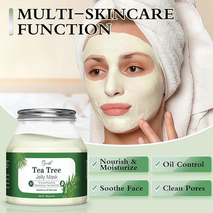 Pjordo Powder Jelly Mask for Facials Professional, Peel Off Facial Mask for - Image 3