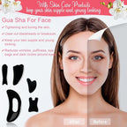 Treela 5 Pcs Gua Sha Facial Tools Set and 1 Pcs Body Gua Sha Massage Tool - Image 6