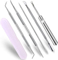 jindian Ingrown Toenail Pedicure Tool Kit Nail File and Nail Lifter Pusher by EODIEBN