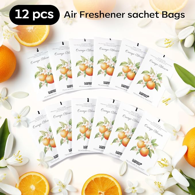 MYARO 12 Packs Orange Scented Sachets - Image 6
