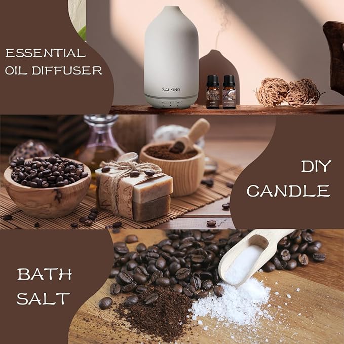 SALKING Coffee Shop Fragrance Oils Set, Premium Essential Oils Set - Image 7