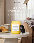 M&SENSE Mango Pineapple Scented Candle, 19.4oz Non Toxic Natural Soy Wax 110 - Image 6