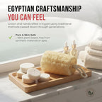 CraftsOfEgypt Luffa Body Scrubber – Plant-based Egyptian loofah shower sponge - Image 7