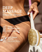 Shower Brush for Massage Dry Brushing: Back Scrubber for Shower - Image 3