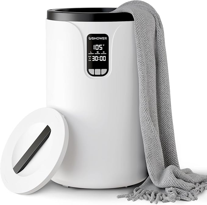 USHOWER Towel Warmers for Bathroom, 20L Large Towel Warmer Bucket for Spa by USHOWER
