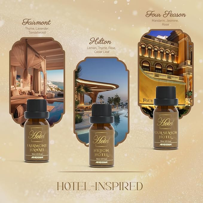 ARVIDSSON Hotel Diffuser Oils Gift Set - Image 4