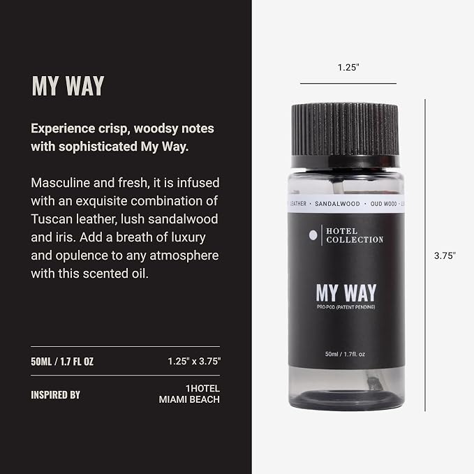Hotel Collection Diffuser Oil-My Way Pro-Pod-Aromatherapy Essential Fragrance - Image 3