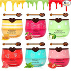 6Pcs Bee Lip Balm Honey Pot, Strawberry, Watermelon, Apple Lime, Honey Lip Balm by Sulily