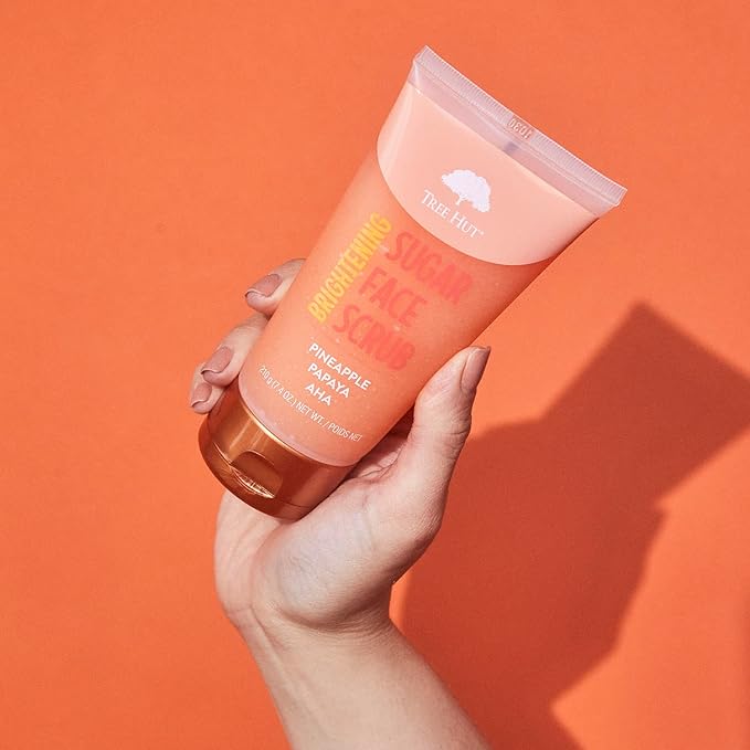 Tree Hut Pineapple & Papaya Brightening Face Scrub | Deep Cleans Pores to - Image 6